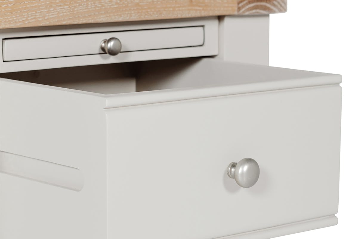 Winnie Lamp Table | White/Natural-10