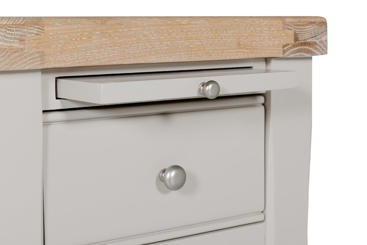 Winnie Lamp Table | White/Natural-12