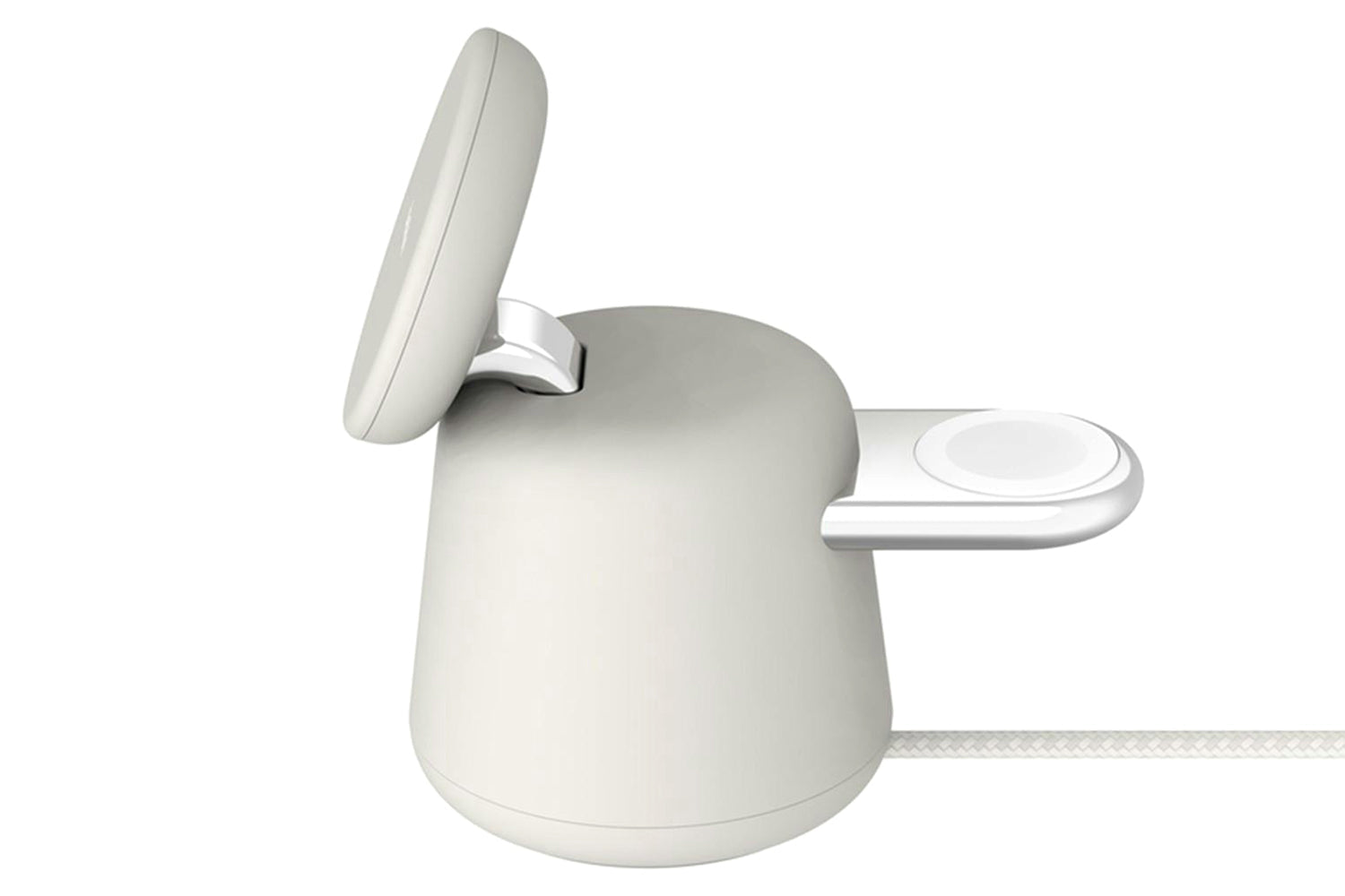 Belkin BoostCharge Pro 15W 2-in-1 Wireless Charging Dock with MagSafe | White-2