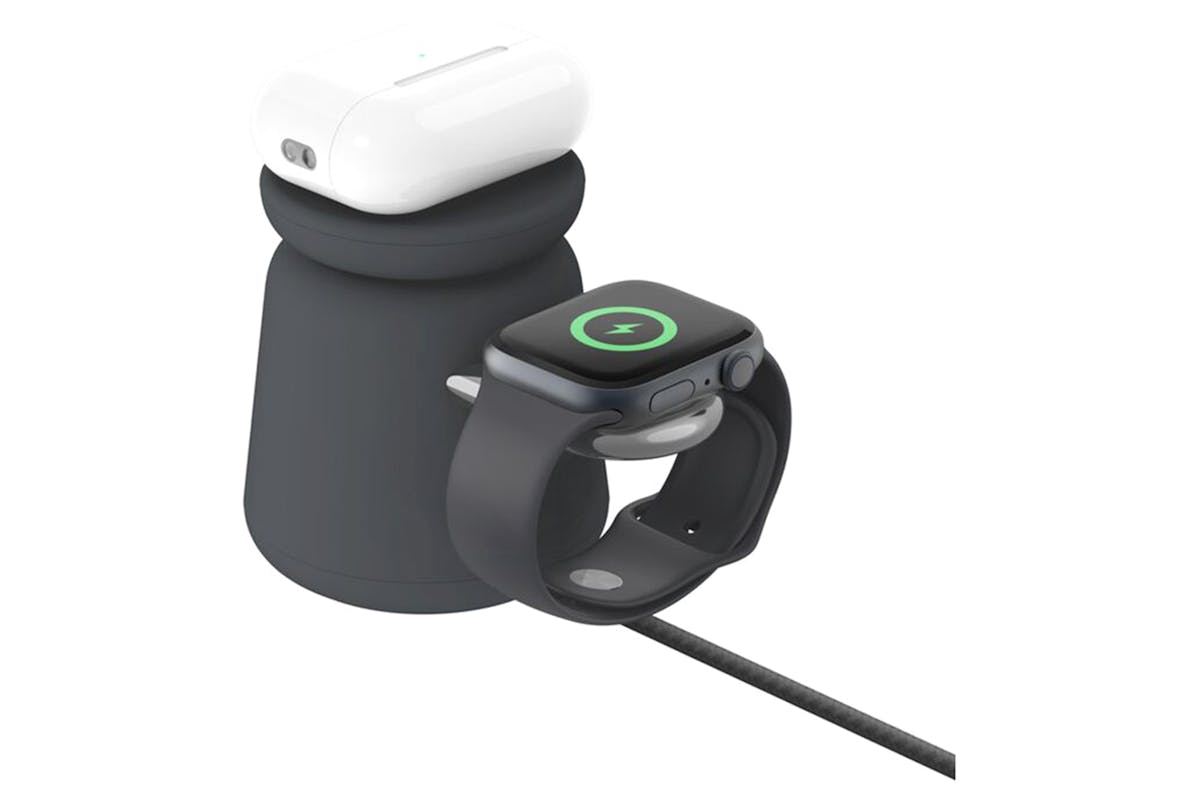 Belkin BoostCharge Pro 15W 2-in-1 Wireless Charging Dock with Qi2 | Charcoal-6