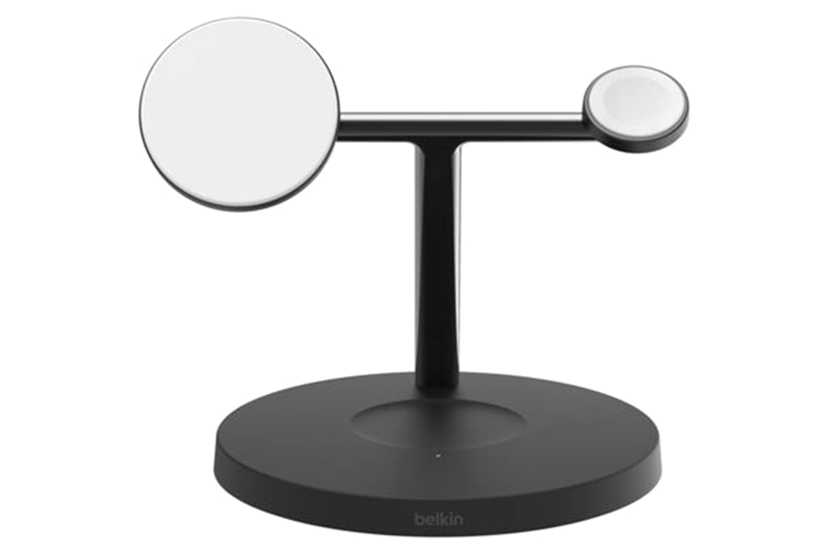 Belkin BoostCharge Pro 15W 3-in-1 Magnetic Wireless Charging Stand with Qi2 | Black-7