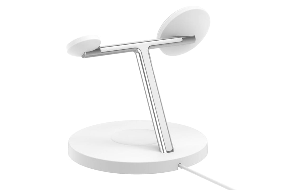 Belkin BoostCharge Pro 15W 3-in-1 Magnetic Wireless Charging Stand with Qi2 | White-10