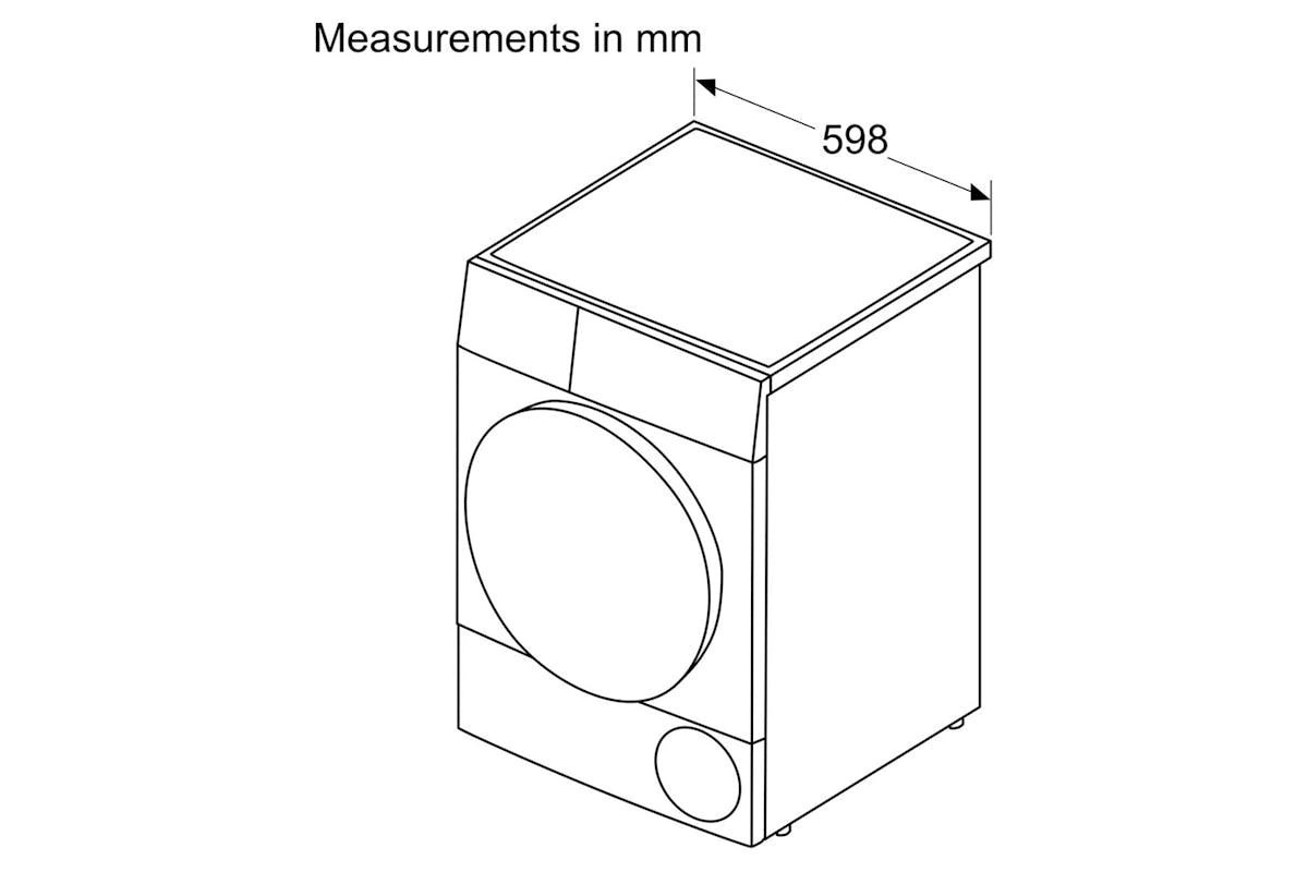 Bosch Series 6 9kg Heat Pump Tumble Dryer | WQG24500GB-11