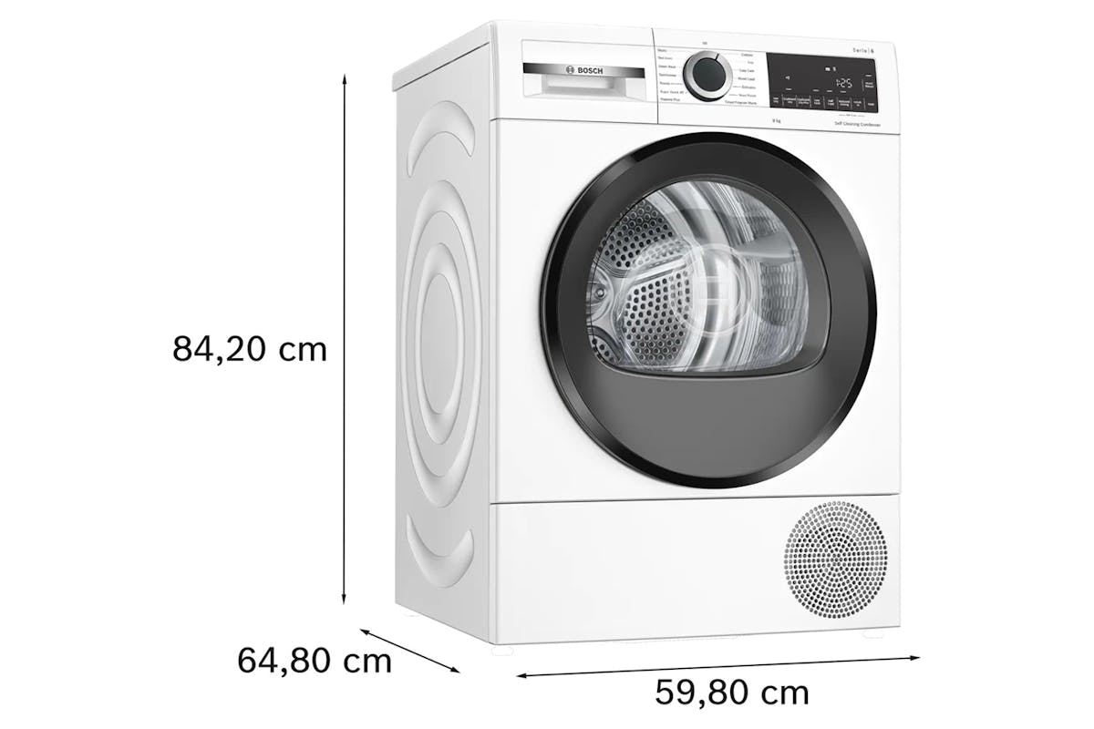 Bosch Series 6 9kg Heat Pump Tumble Dryer | WQG24500GB-9