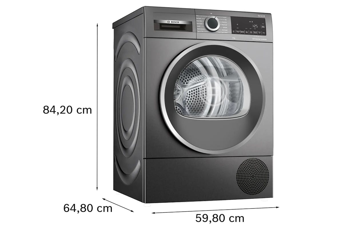 Bosch Series 6 9kg Heat Pump Tumble Dryer | WQG245R1GB-9