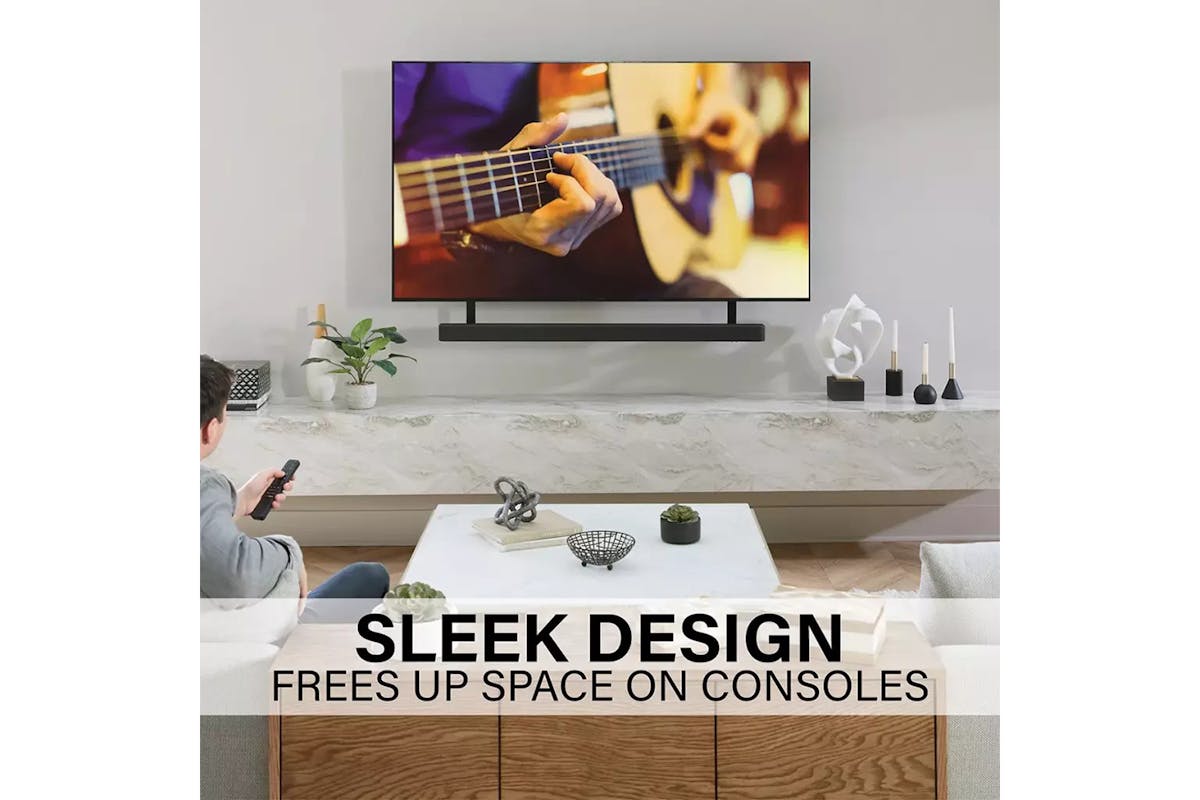 Sanus 50"– 90" TV Soundbar Mount | WSBSBTV1-B2-11