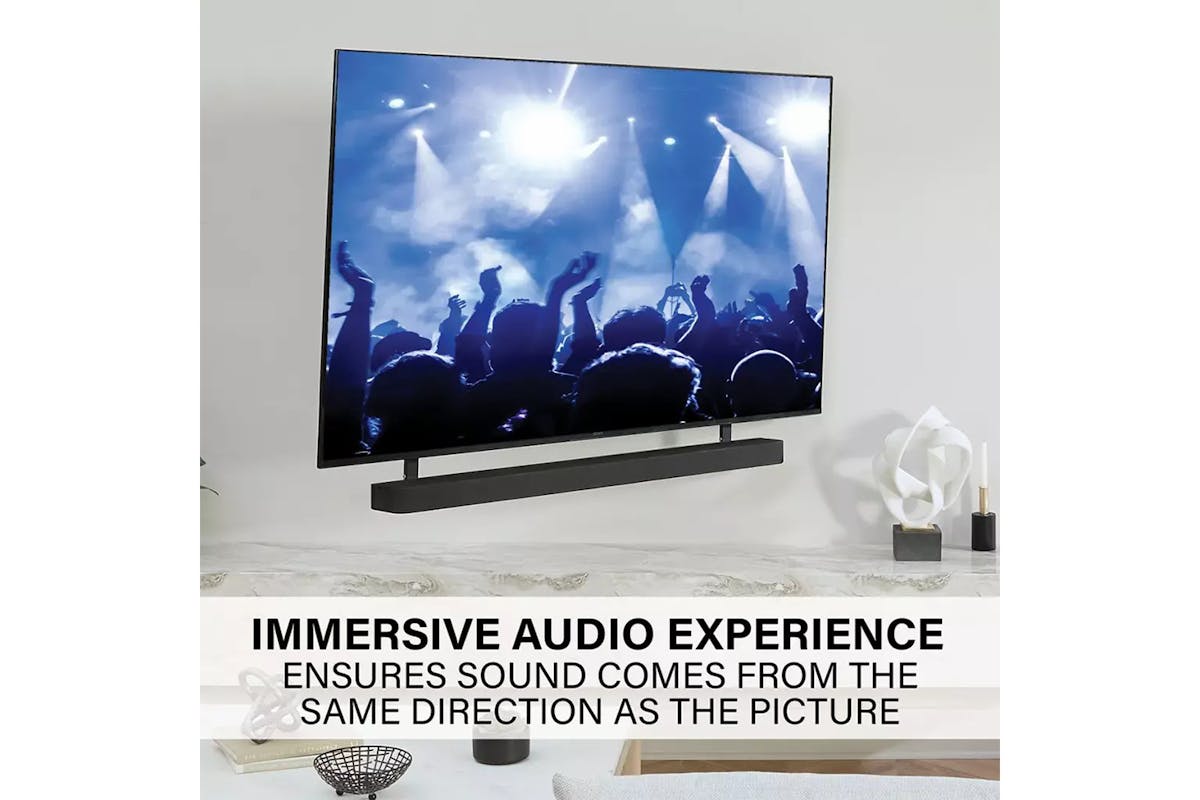 Sanus 50"– 90" TV Soundbar Mount | WSBSBTV1-B2-13