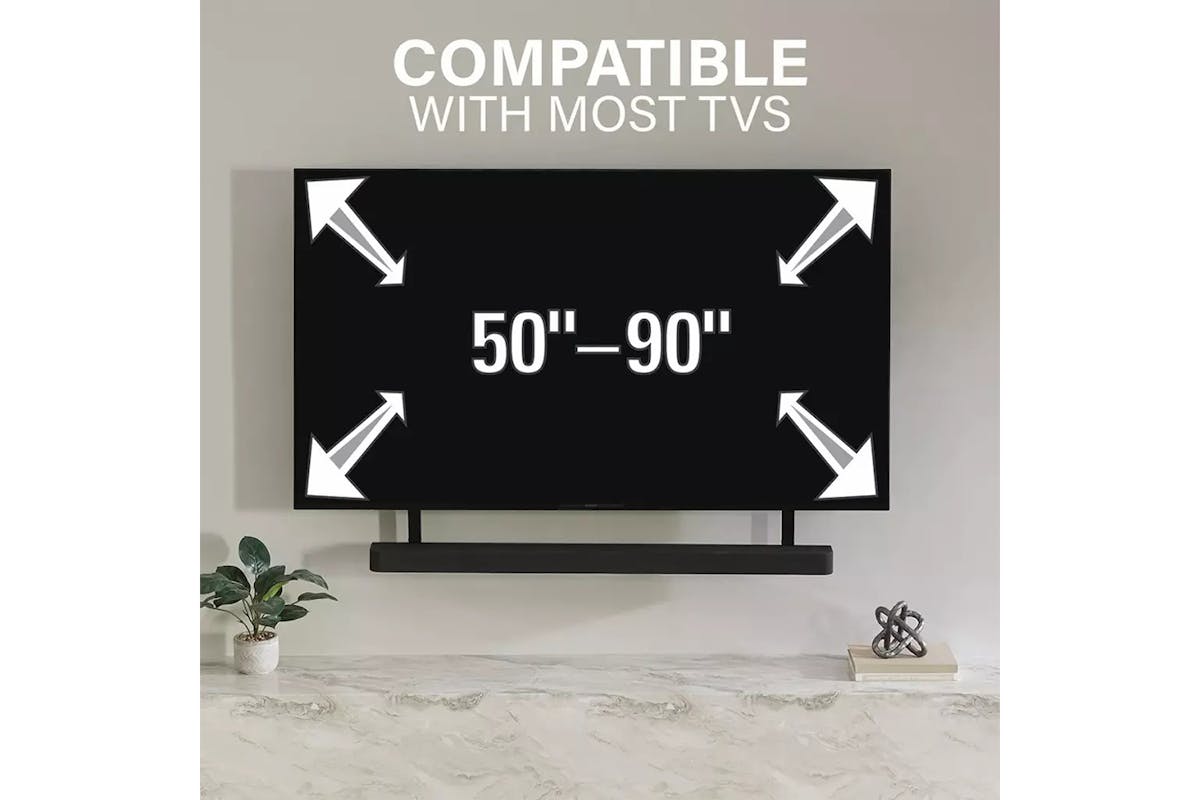 Sanus 50"– 90" TV Soundbar Mount | WSBSBTV1-B2-5