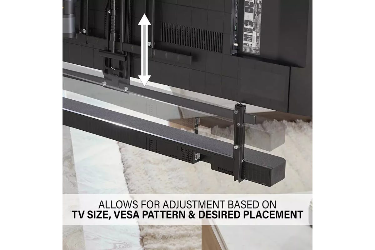 Sanus 50"– 90" TV Soundbar Mount | WSBSBTV1-B2-8