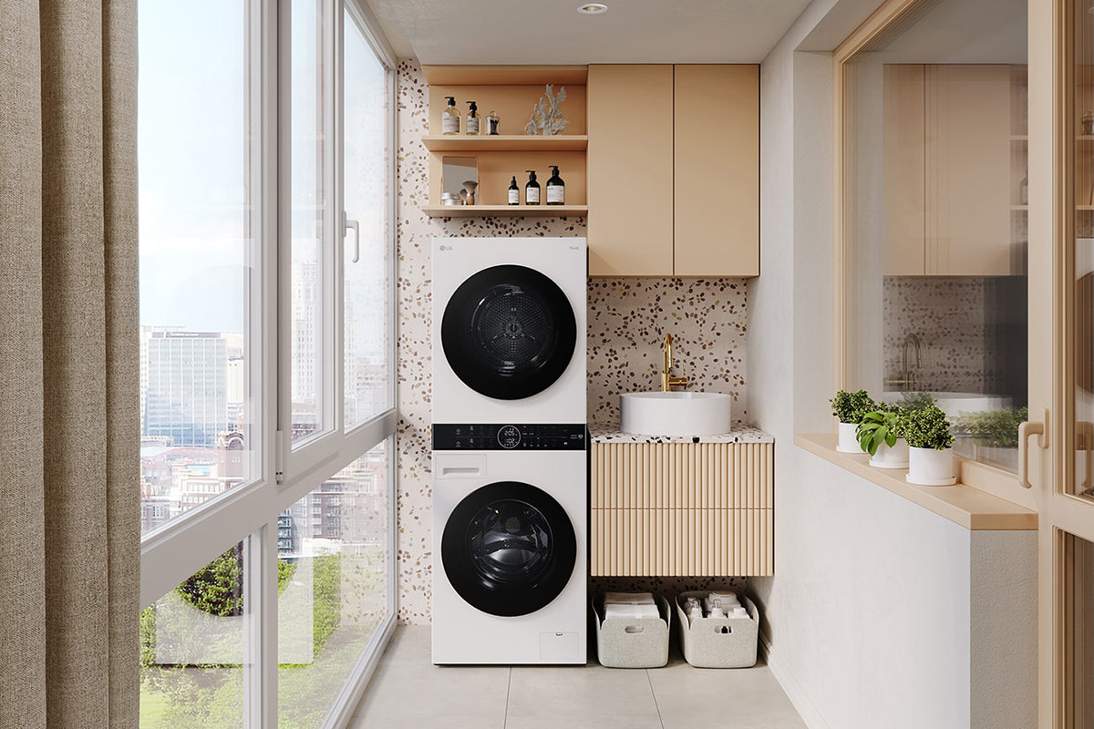 LG 12kg / 10kg Freestanding Washtower Washer Dryer | WT1210WWF-2