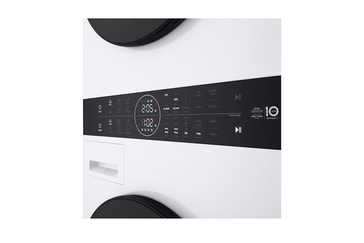 LG 12kg / 10kg Freestanding Washtower Washer Dryer | WT1210WWF-5