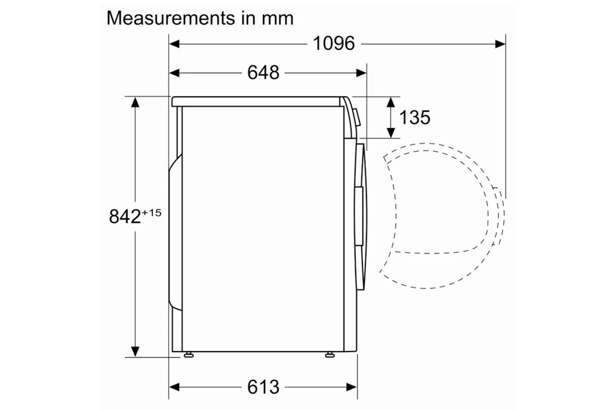 Bosch Series 4 8kg Heat Pump Tumble Dryer | WTH85224GB-15
