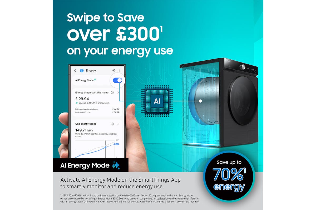 Samsung Series 5 AI ecobubble™ 11kg Washing Machine with AI Wash™  | WW11DG5B25AEEU-4