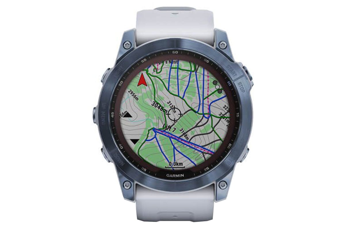 Garmin Fenix 7X Sapphire Solar | 51mm | Mineral Blue/Whitestone-4