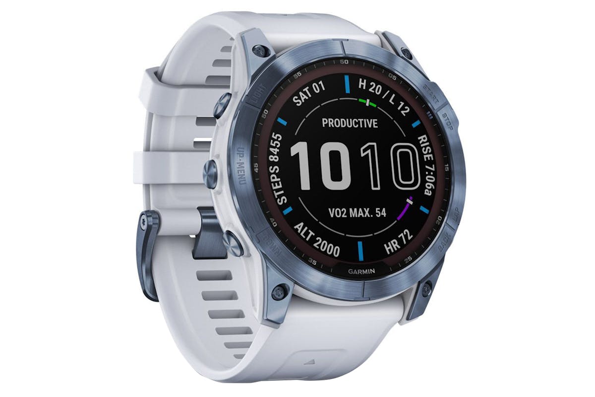Garmin Fenix 7X Sapphire Solar | 51mm | Mineral Blue/Whitestone-9