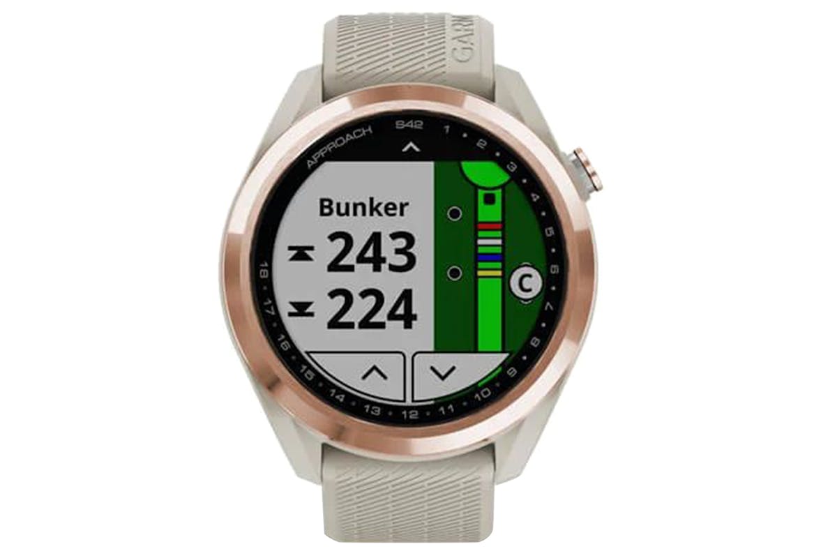 Garmin Approach S42 Light Sand Band | Rose Gold-2