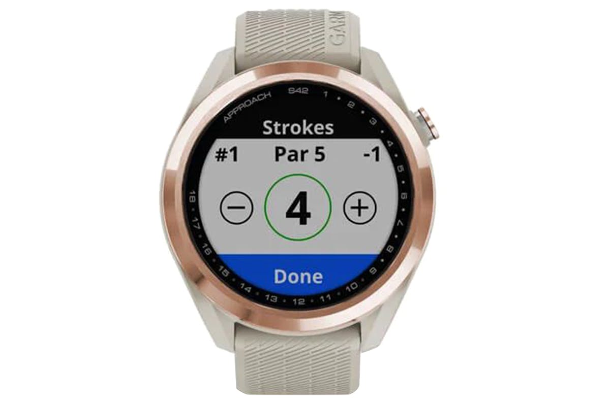 Garmin Approach S42 Light Sand Band | Rose Gold-4