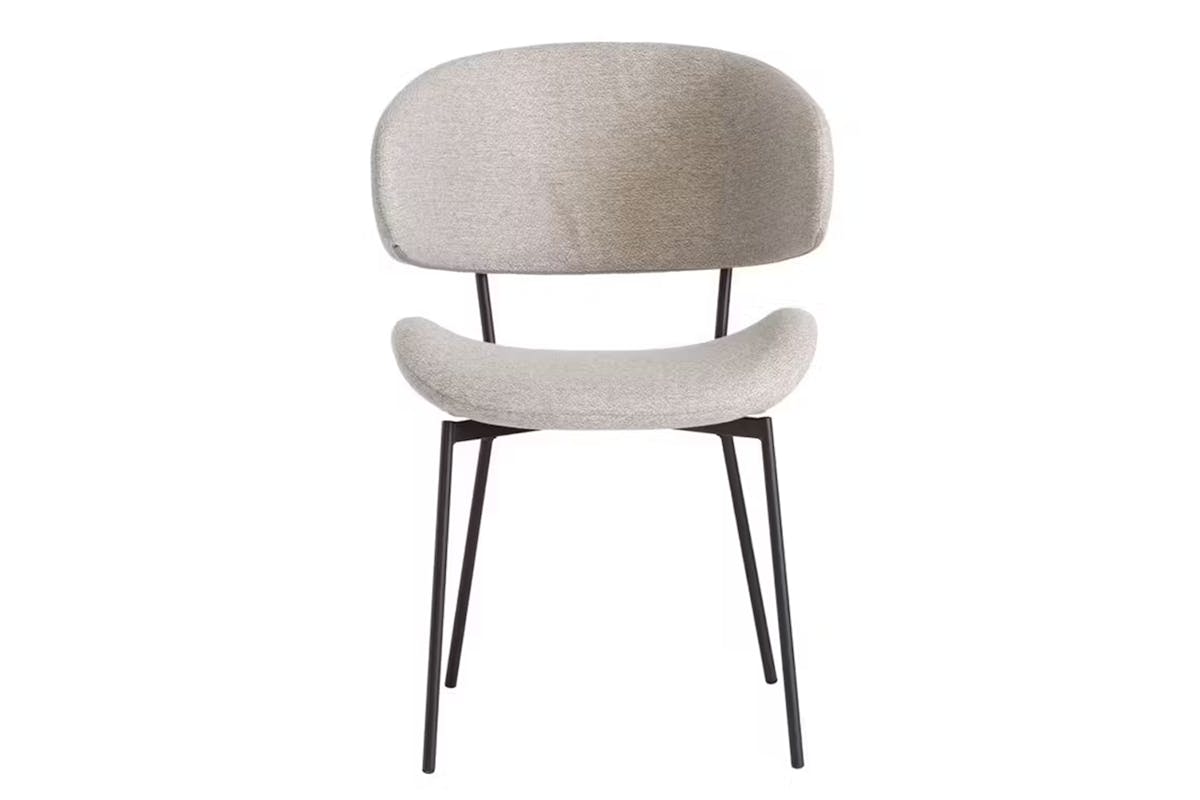 Willow Dining Chairs | Fabric | Cream | Set of 2