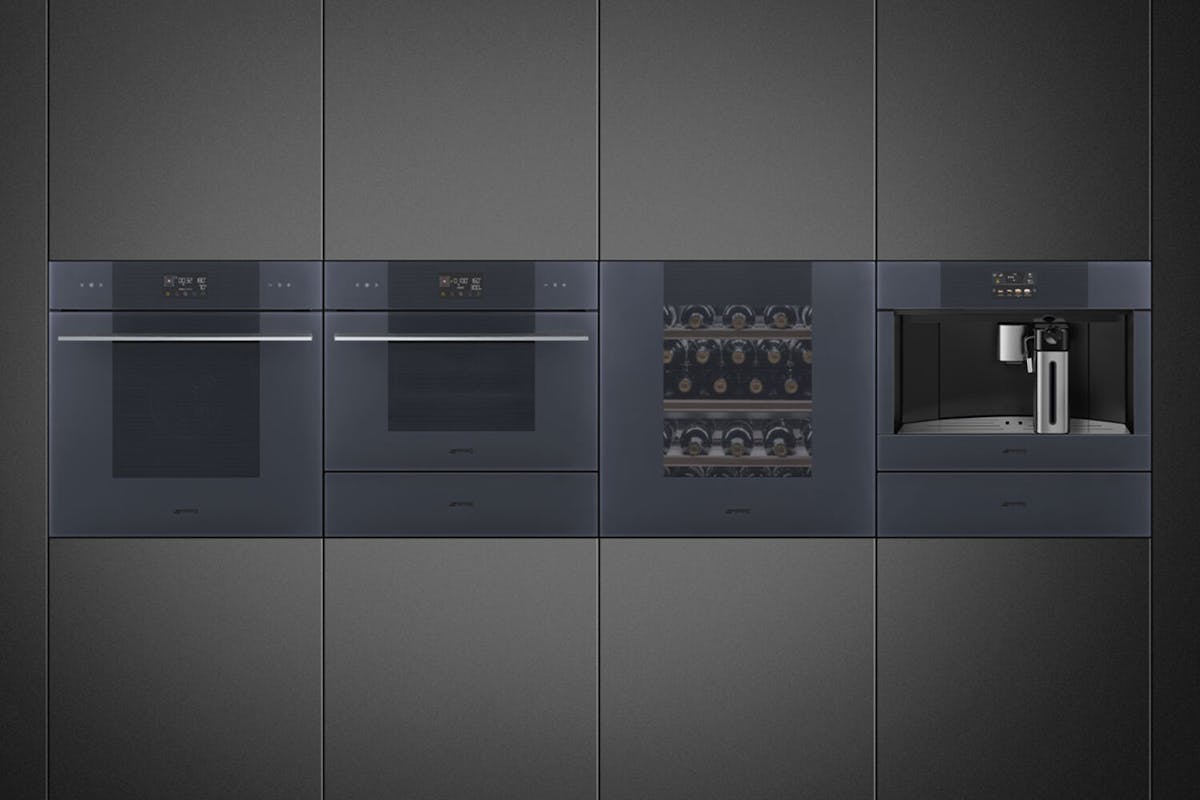 Smeg Linea Wine Cooler | Neptune Grey | CVI129G-4