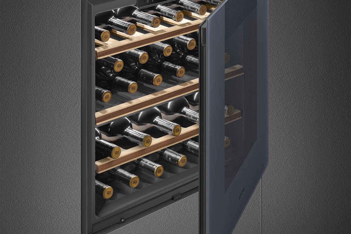 Smeg Linea Wine Cooler | Neptune Grey | CVI129G-6