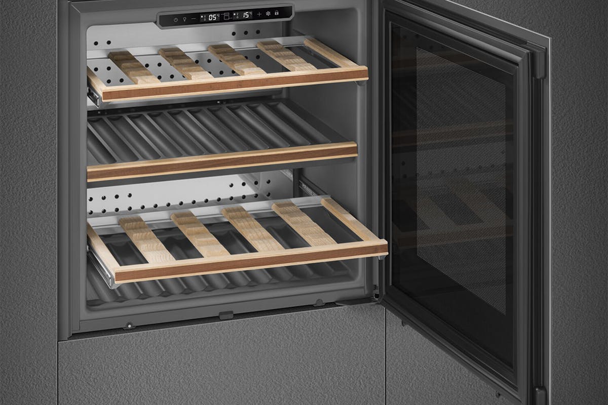 Smeg Linea Wine Cooler | Neptune Grey | CVI129G-5
