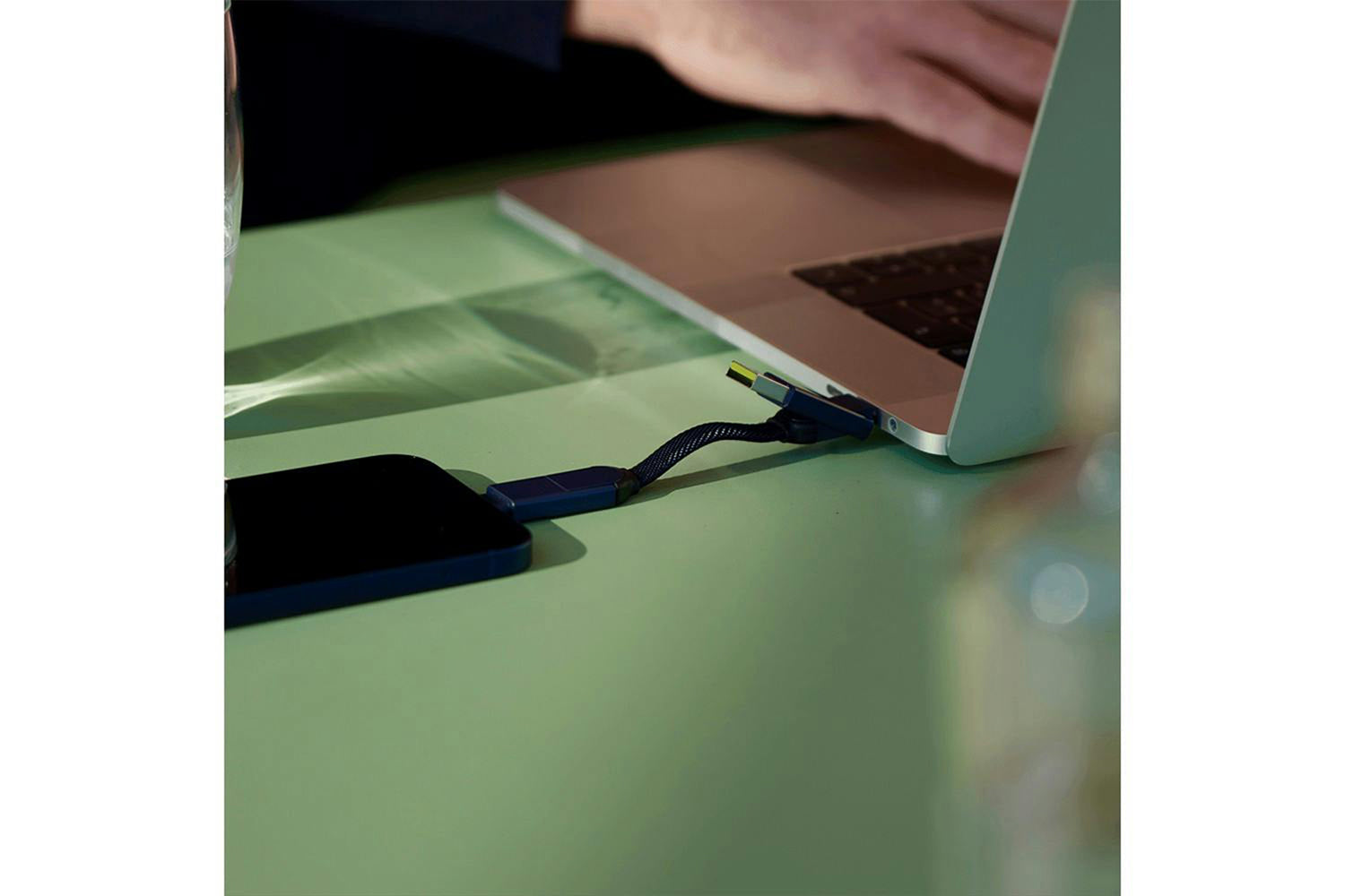 Rolling Square InCharge X Cable | Lava Black-2