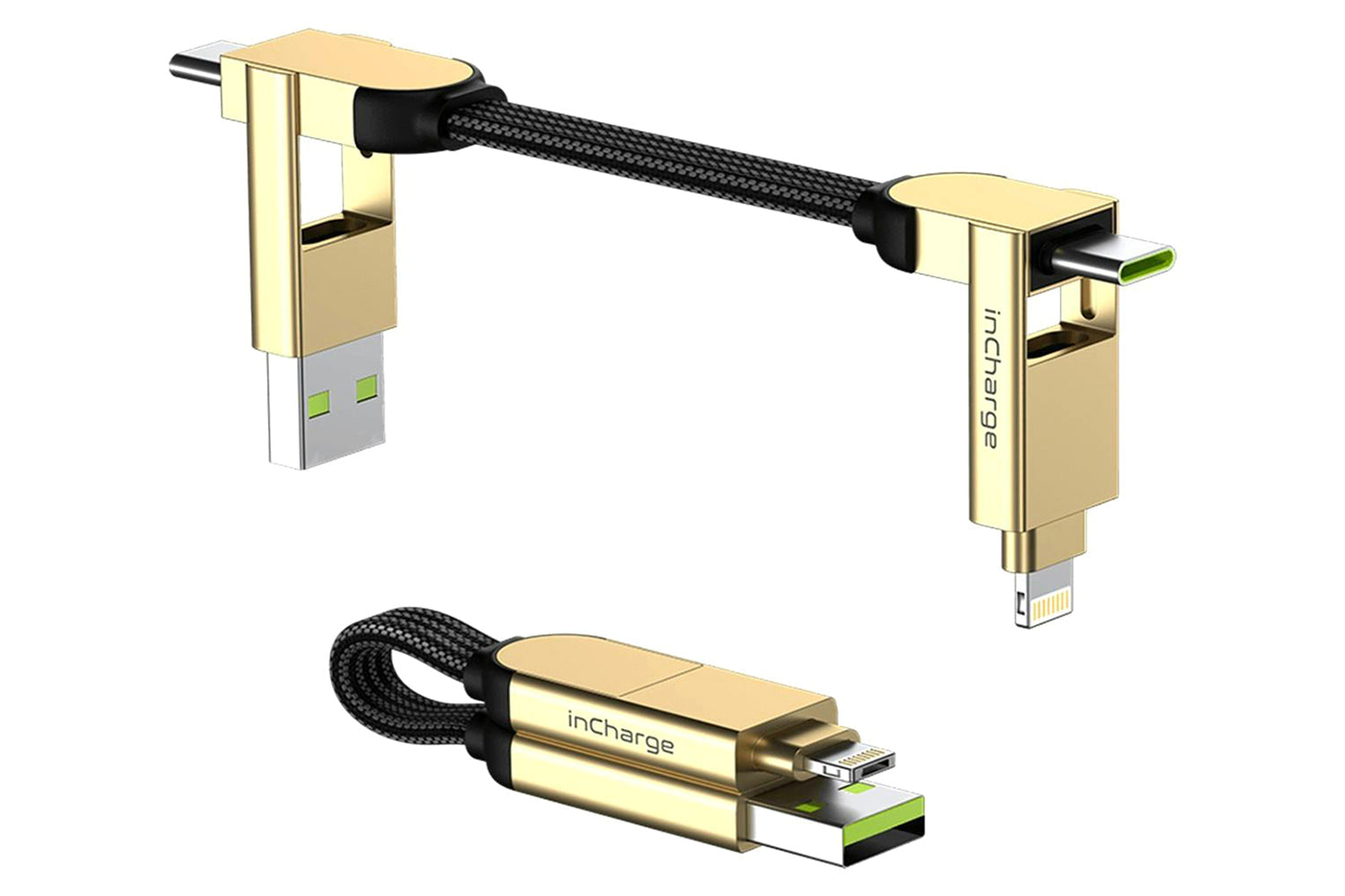 Rolling Square InCharge X Cable | Marble Beige-9