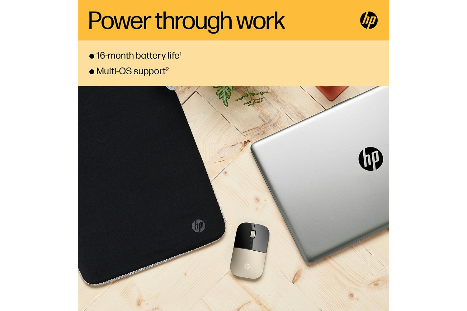 HP Z3700 Wireless Mouse | Gold-2