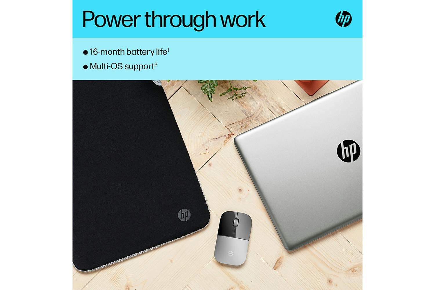 HP Z3700 Wireless Mouse | Silver-12