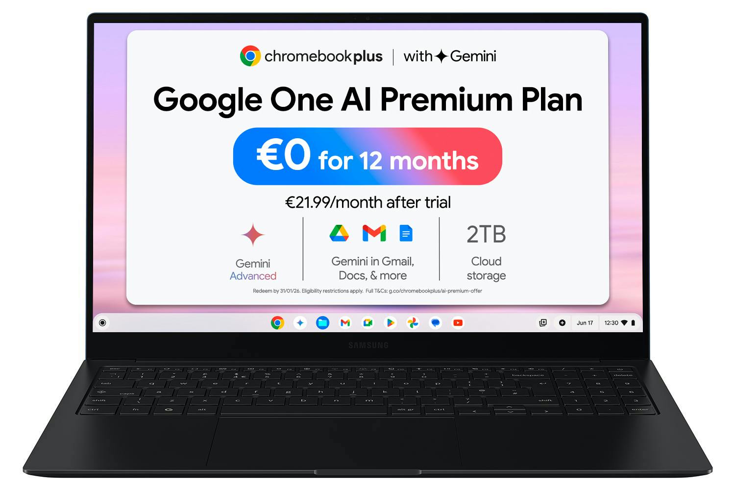 Samsung Galaxy Chromebook Plus 15.6