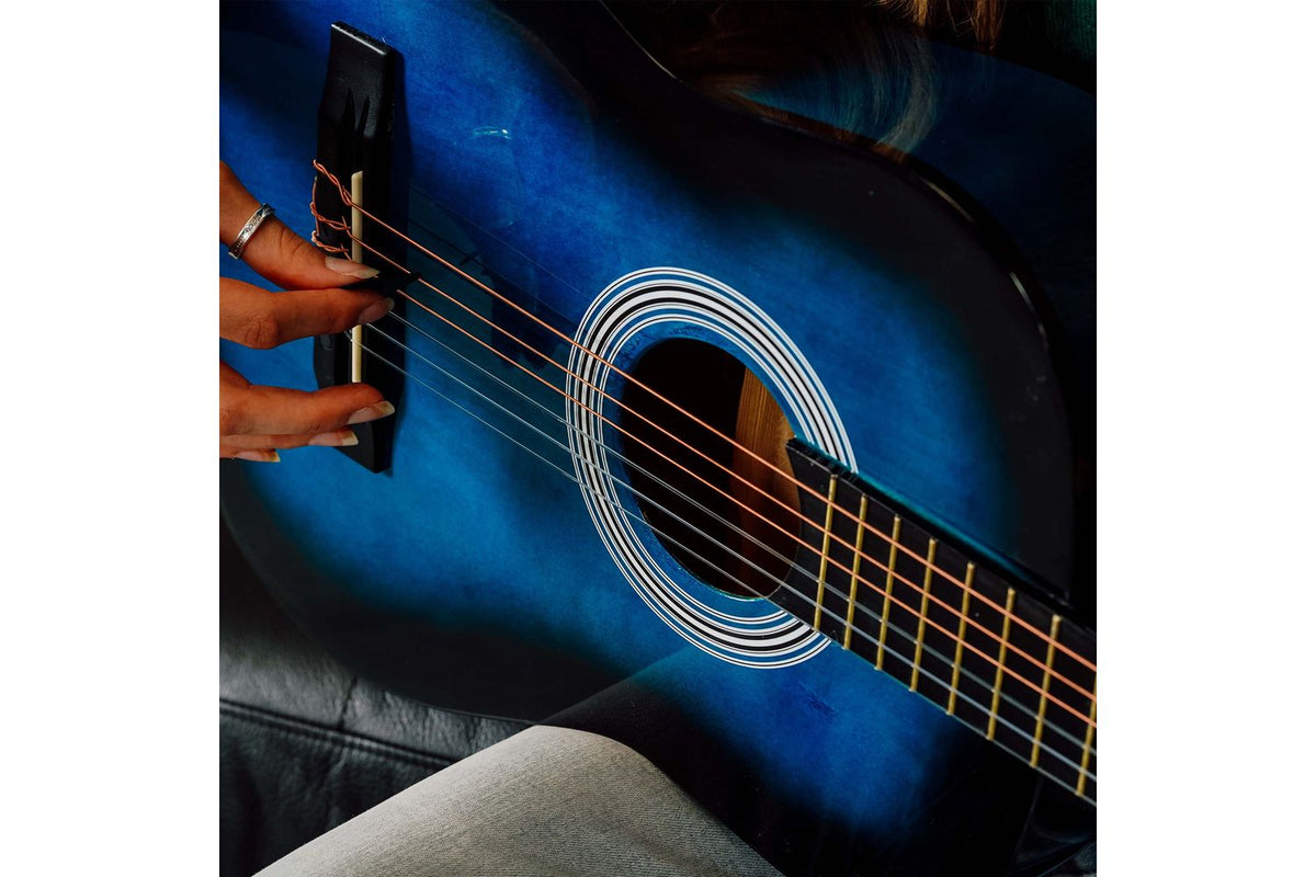 3rd Avenue Rocket 34 Classical Guitar Pack - Blueburst-6