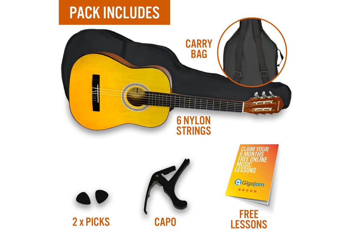 3rd Avenue 34 Size Classical Guitar Pack-3