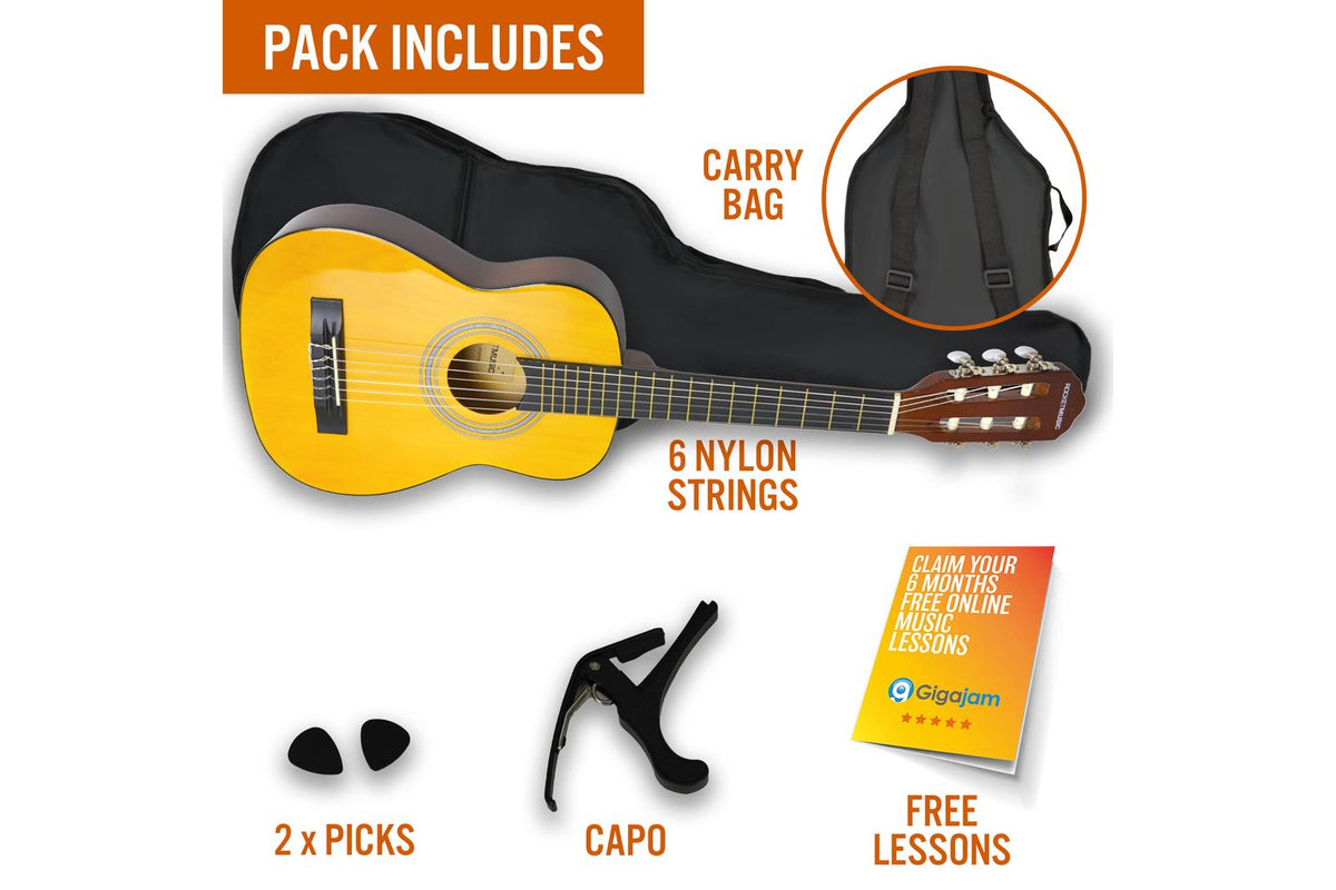 3rd Avenue Rocket 14 Size Classical Guitar Pack-3