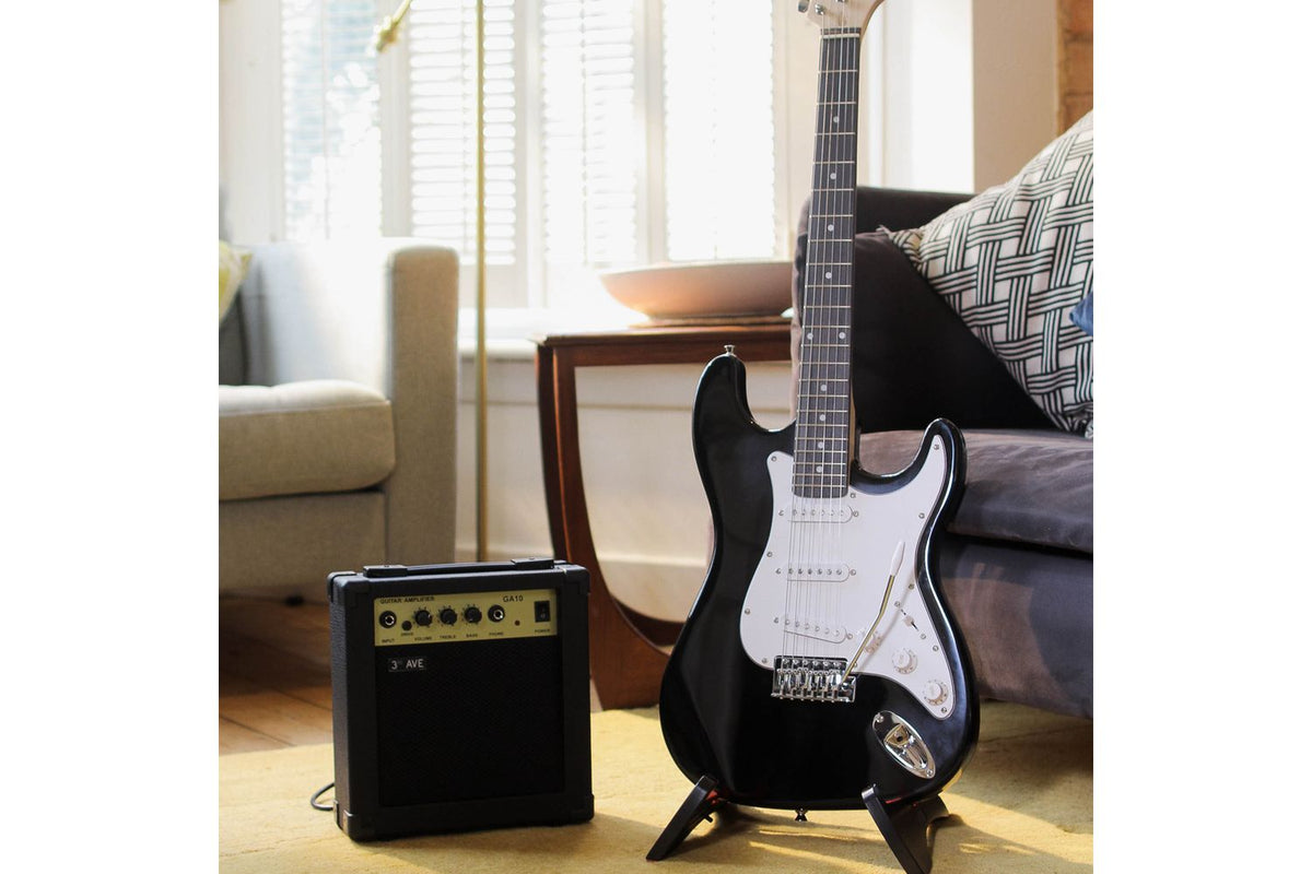 3rd Avenue 44 Size Electric Guitar Pack - Black-6