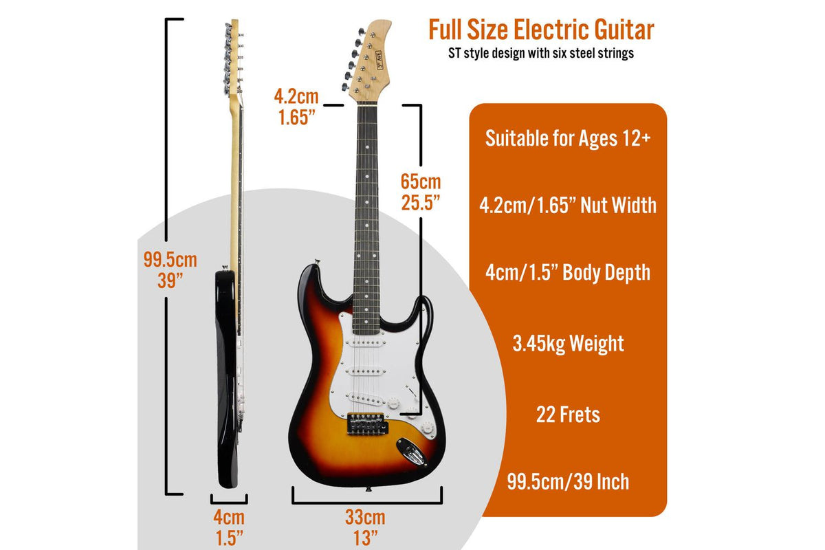 3rd Avenue Electric Guitar Pack - Sunburst-2