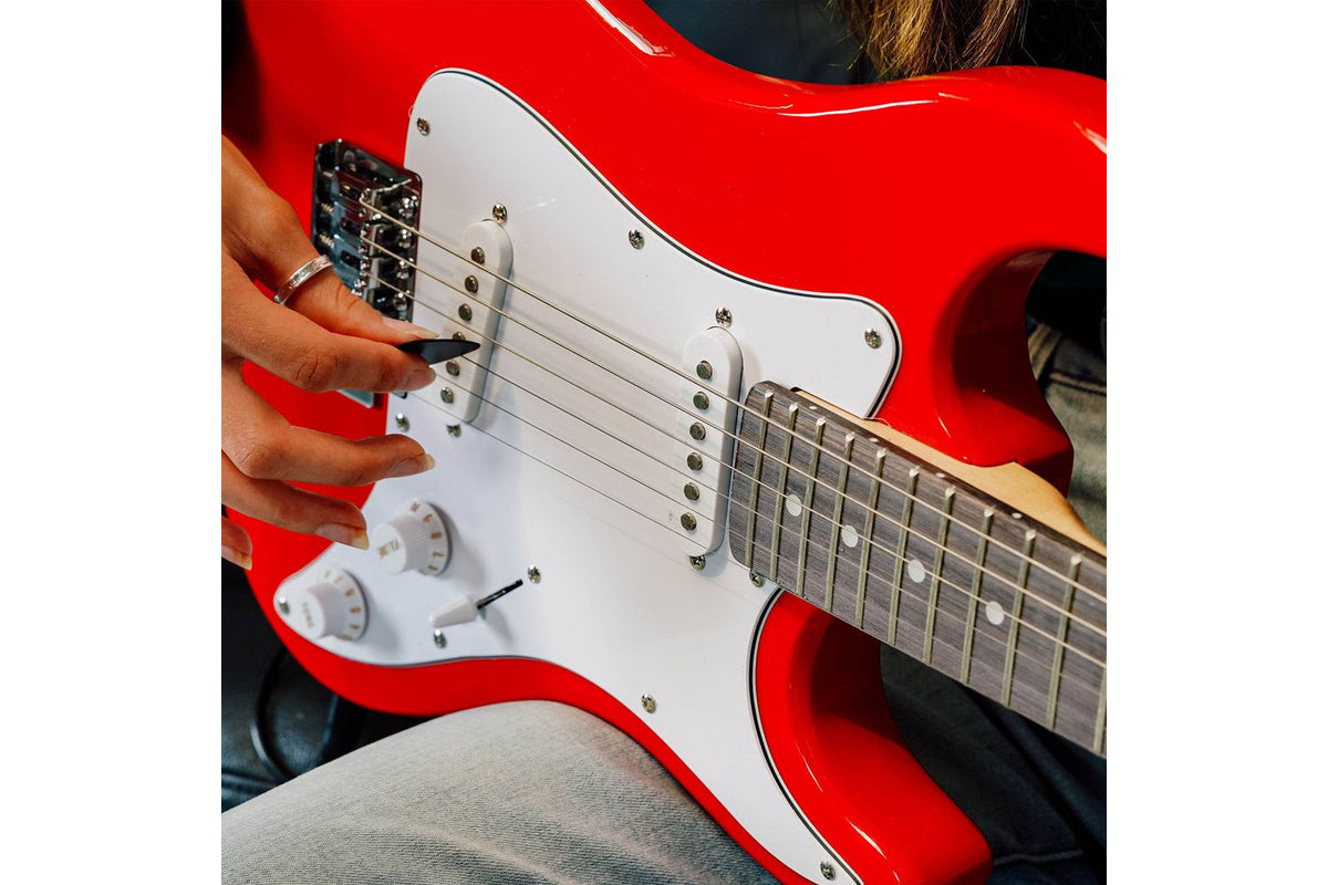 3rd Avenue 34 Size Electric Guitar Pack - Red-6