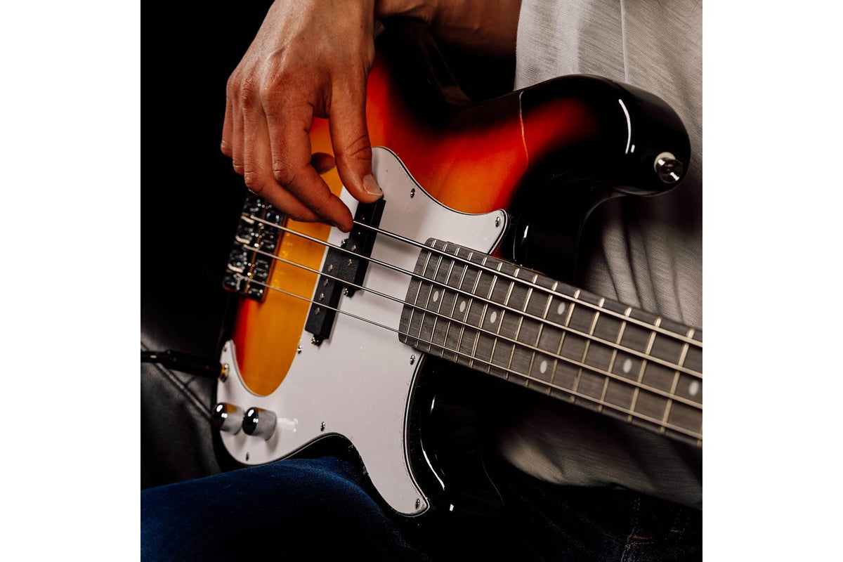 3rd Avenue Bass Guitar Pack - Sunburst-6