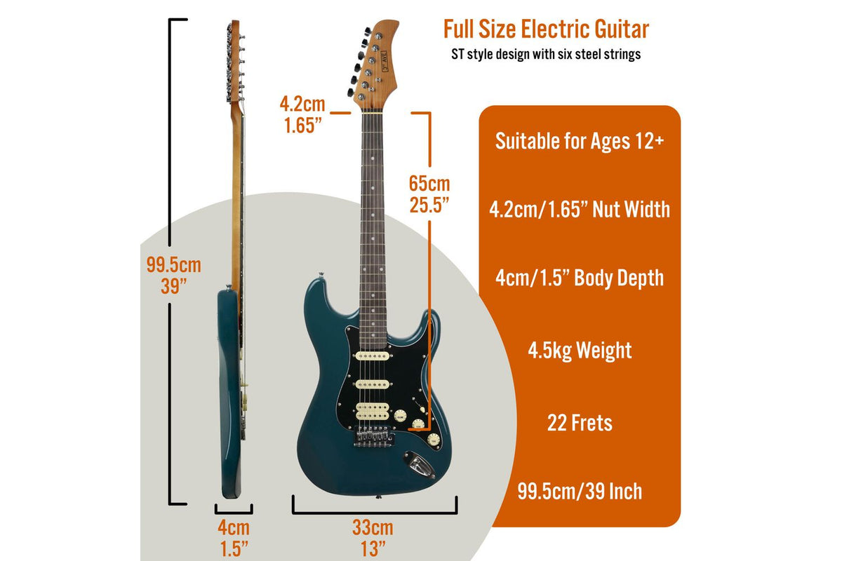 3rd Avenue Stateside Series Electric Guitar Pack - Delt-2