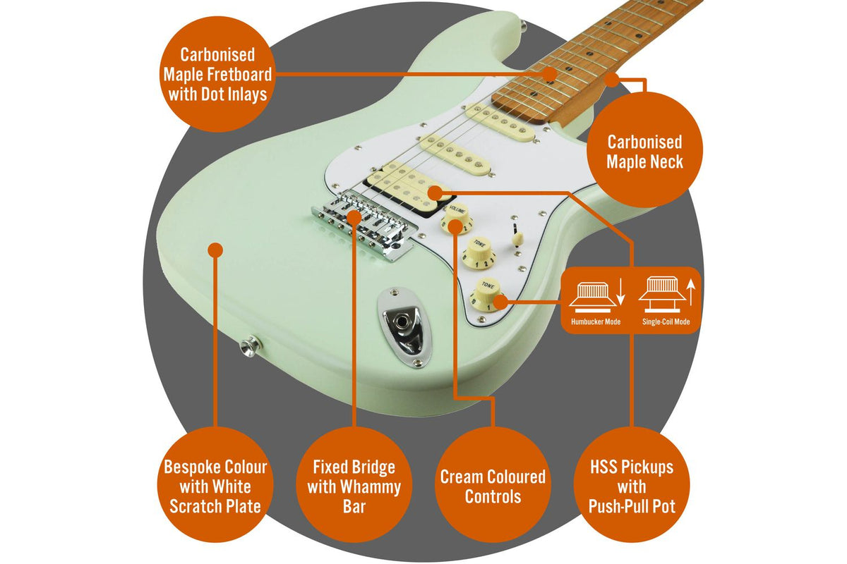 3rd Avenue Stateside Series Electric Guitar Pack - Libe-4