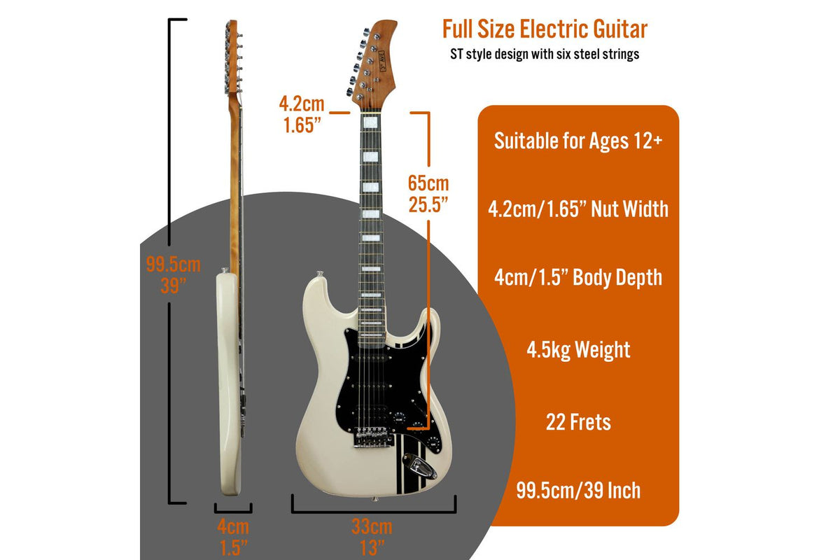 3rd Avenue Stateside Series Electric Guitar Pack - Atla-2