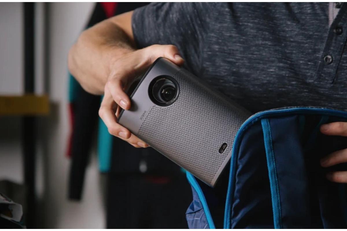 XGimi Halo+ GTV Smart Portable Short Throw Projector | Grey-2