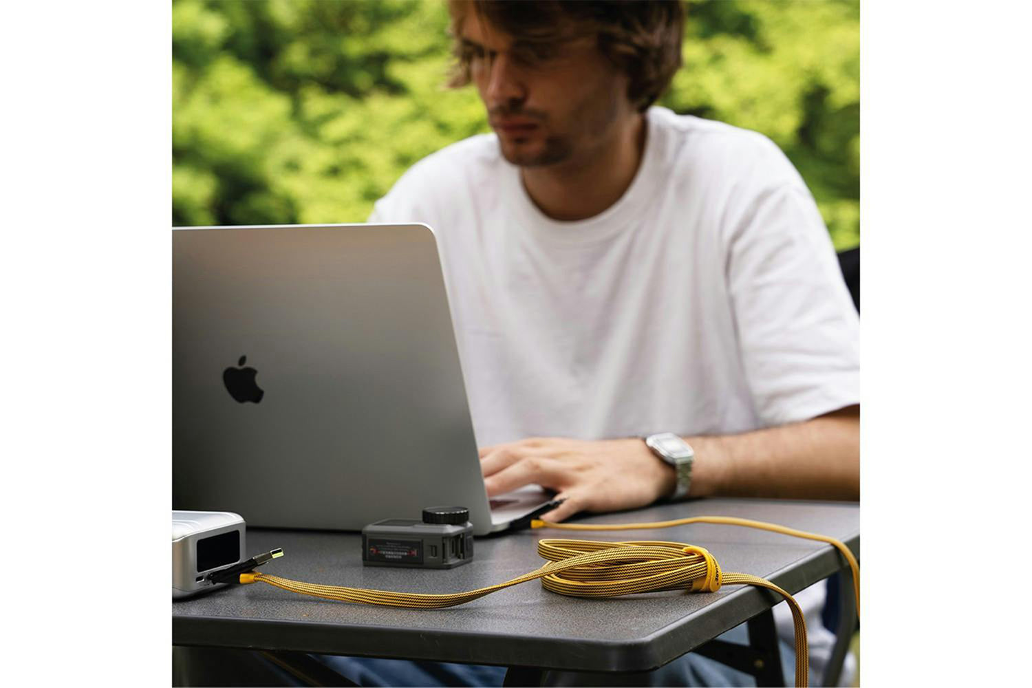 Rolling Square inCharge XL Cable | Summit Yellow | 2m-2