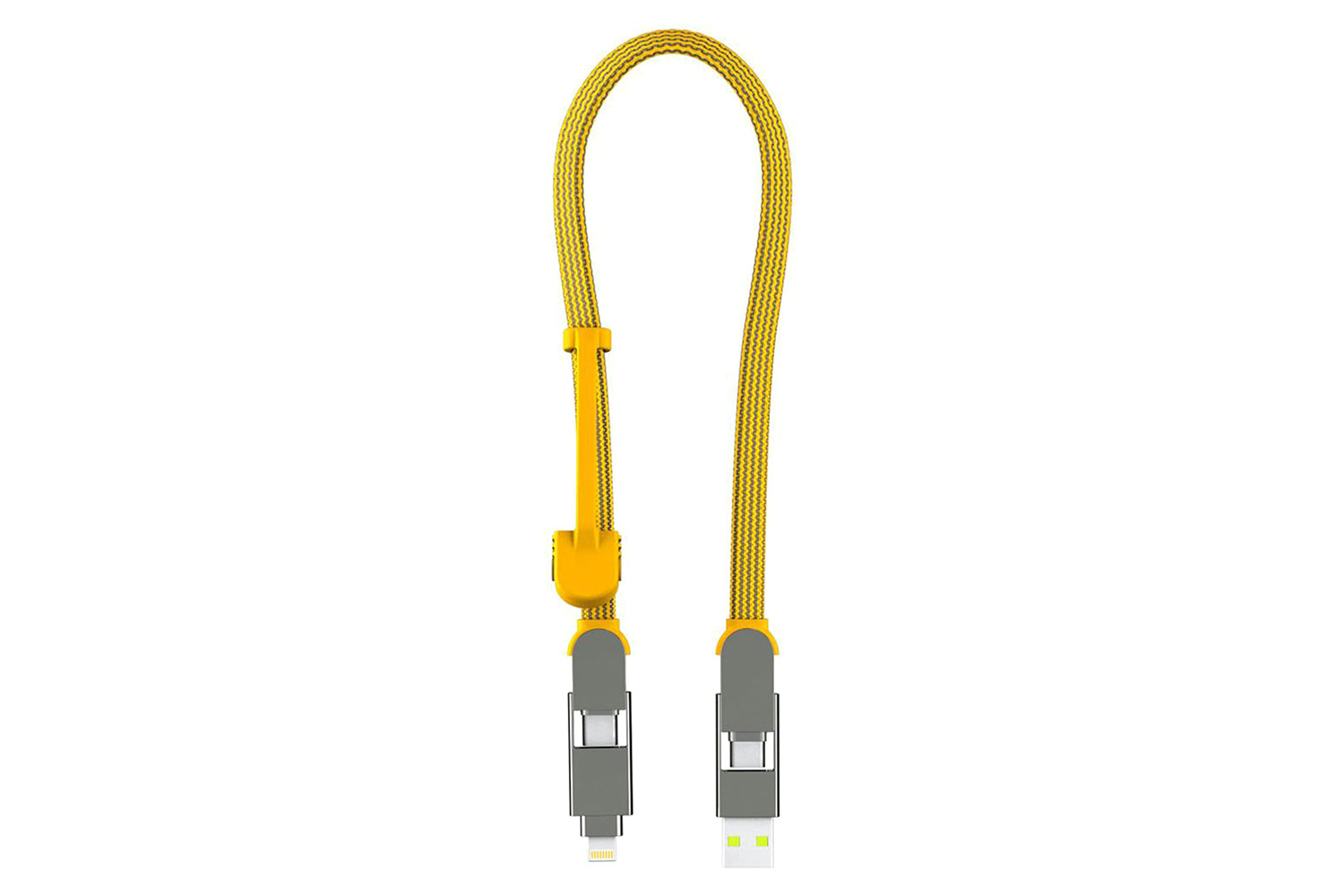 Rolling Square inCharge XL Cable | Summit Yellow | 0.3m