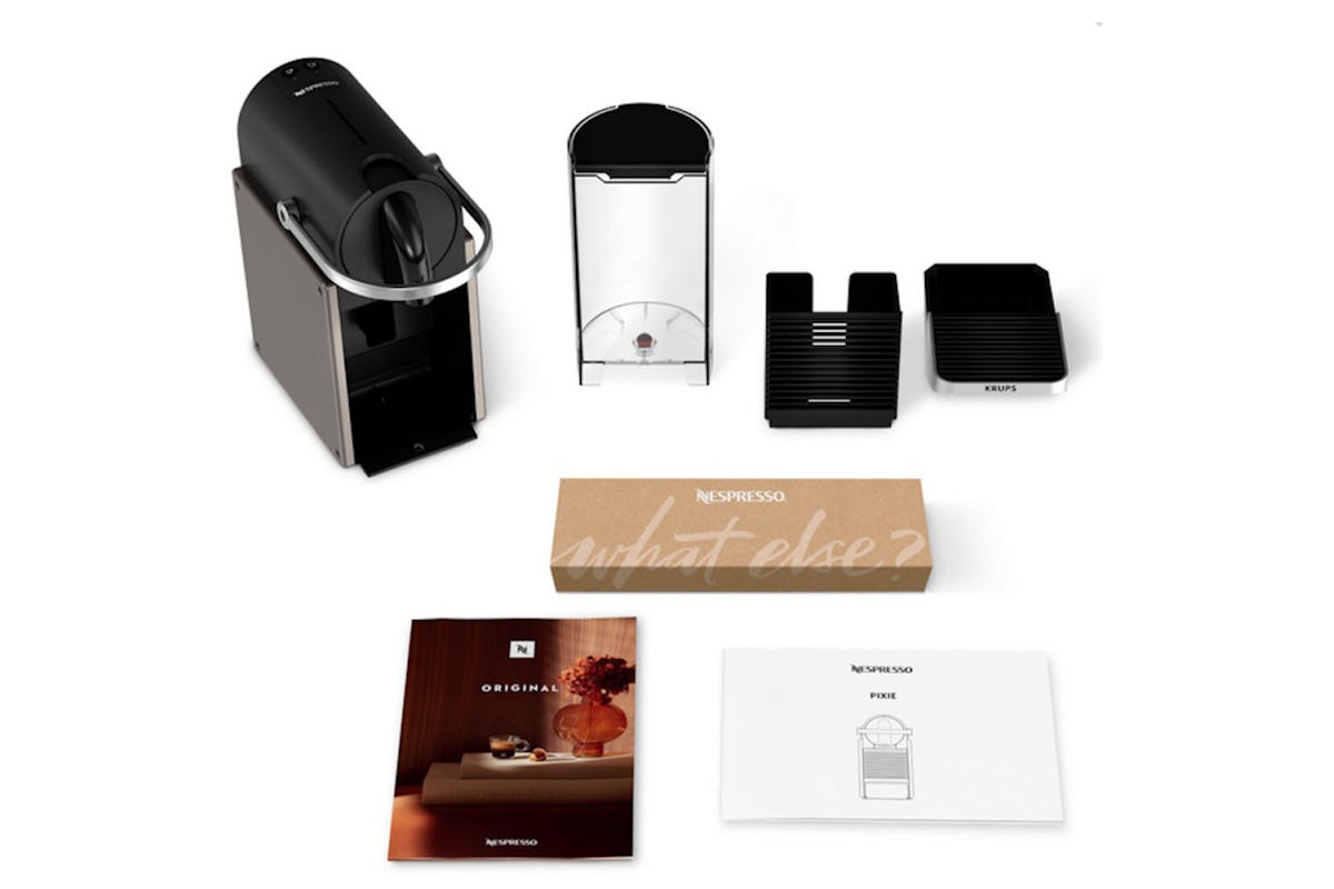 Nespresso Pixie, Titainium, by Krups | XN306T40-2