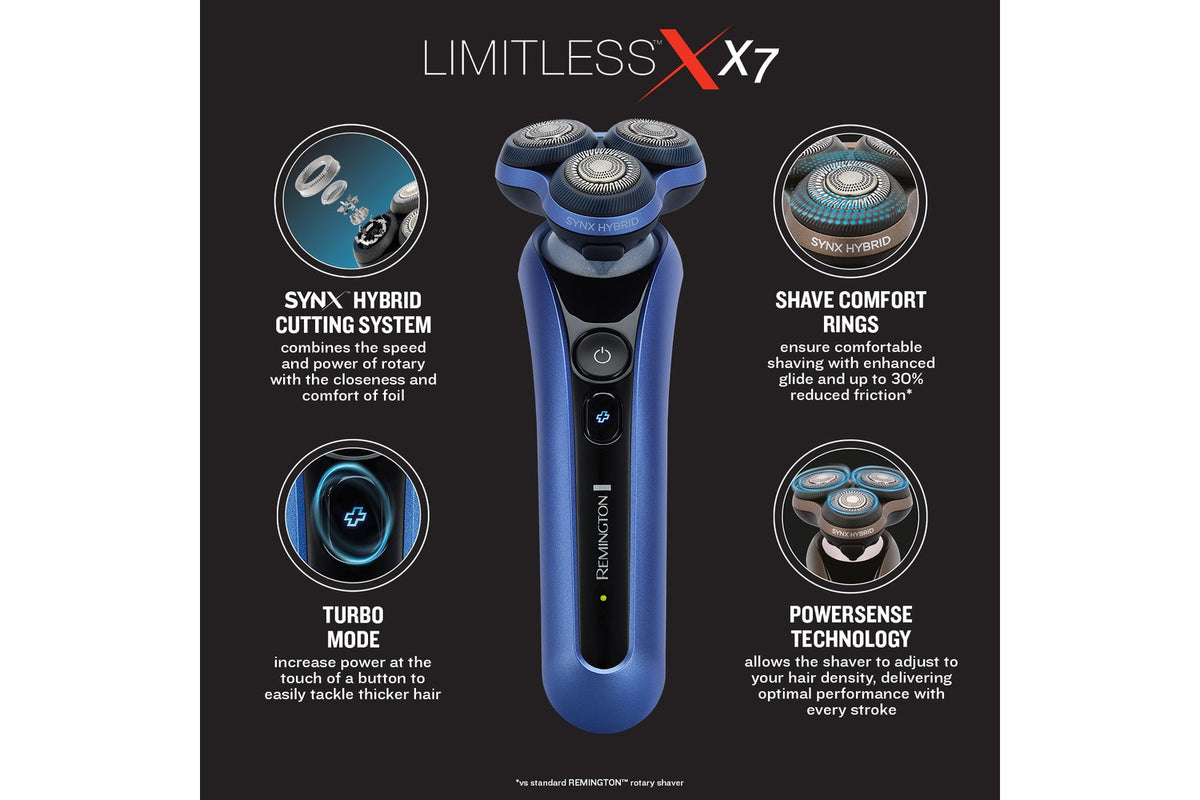 Remington X7 Limitless X Rotary Shaver | XR1775-3