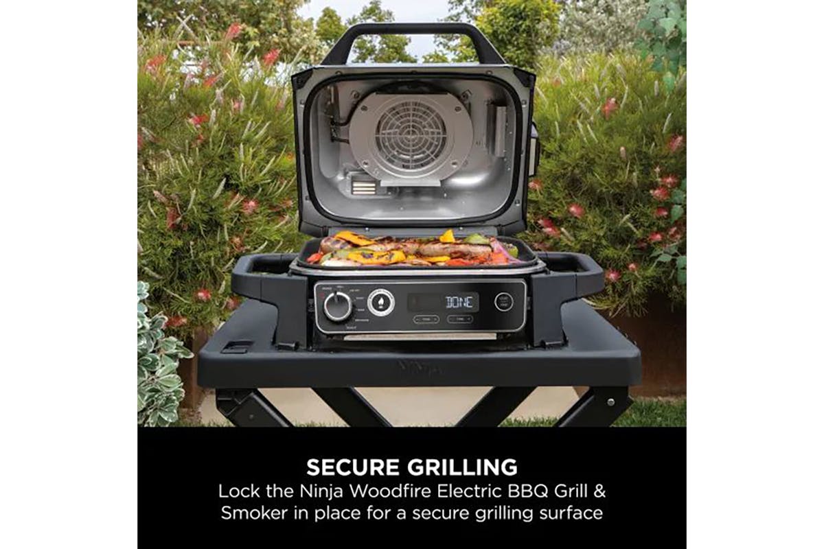 Ninja Woodfire Electric BBQ Grill Stand | XSKGRLLSTDEUK-8