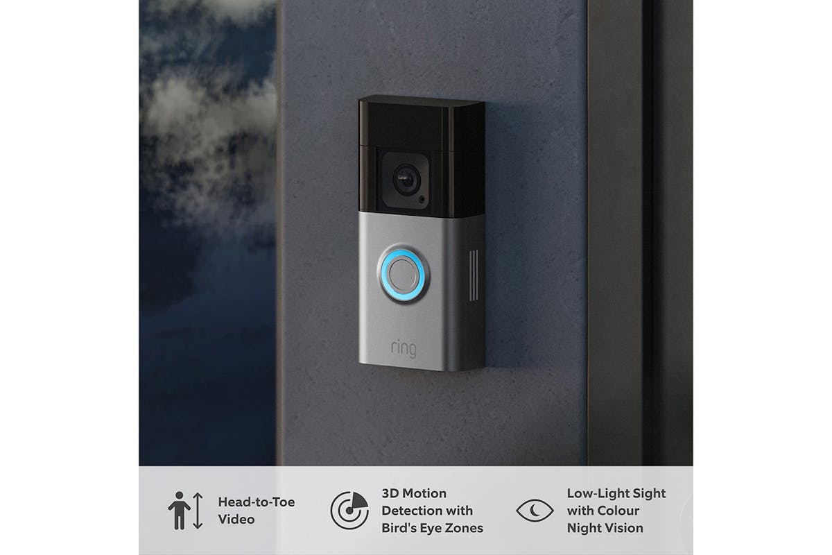Ring Battery Video Doorbell Pro Hardwired | Satin Nickel-2