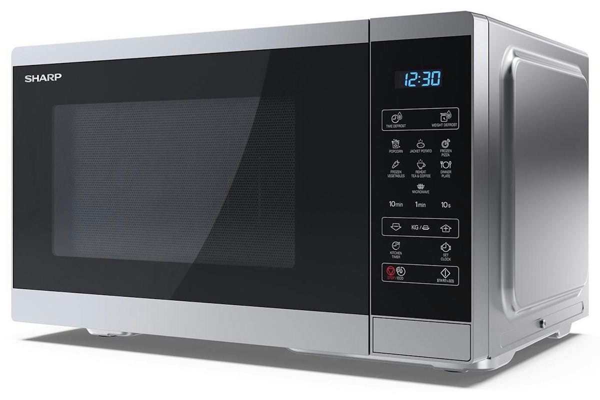 Sharp 25L 900W Freestanding Solo Microwave | YC-MS252AU-S | Silver-3