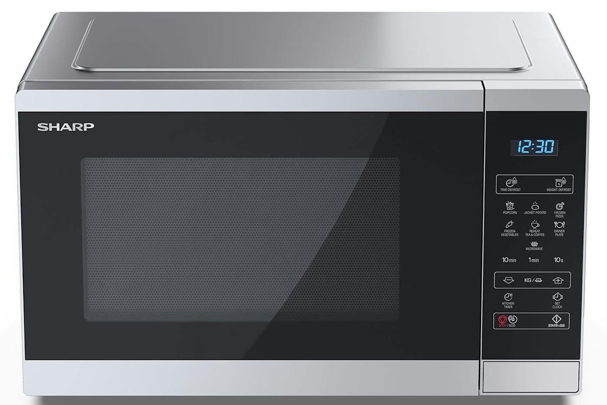 Sharp 25L 900W Freestanding Solo Microwave | YC-MS252AU-S | Silver-5