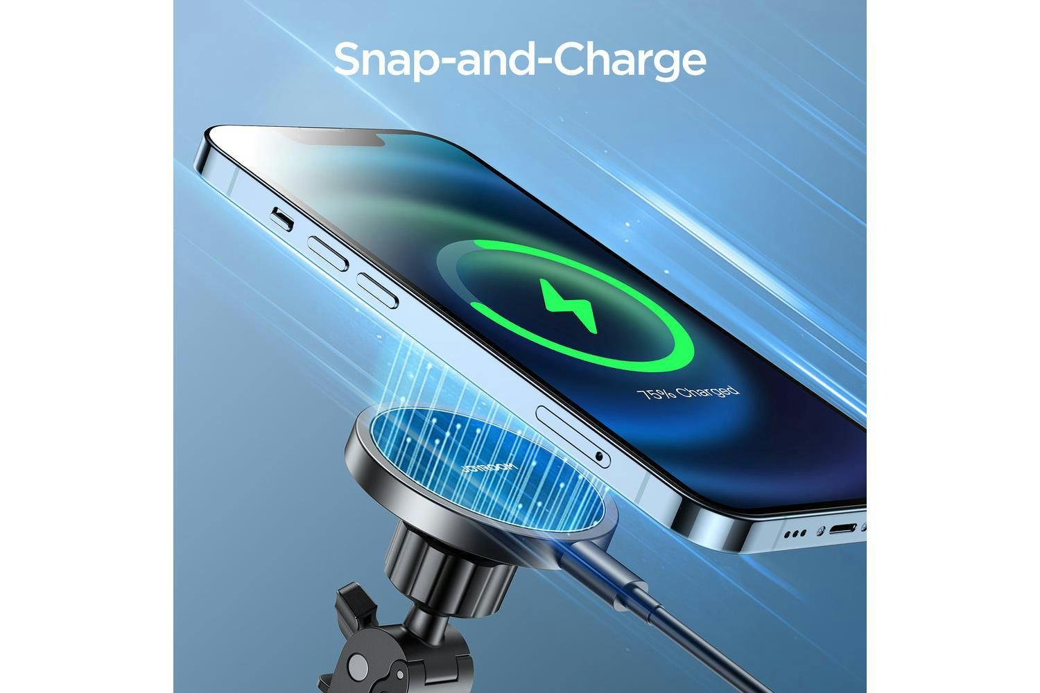 Joyroom Air Vent JR-ZS240 Magnetic Wireless Car Charge Holder-6